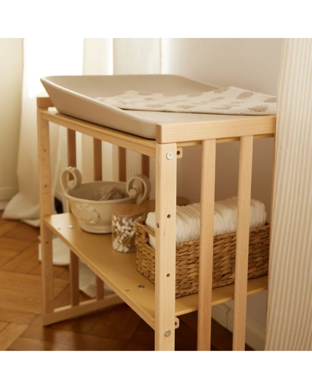 Rastúca postieľka pre bábätká 7v1 oval s matracom - PRíRODNÁ 2