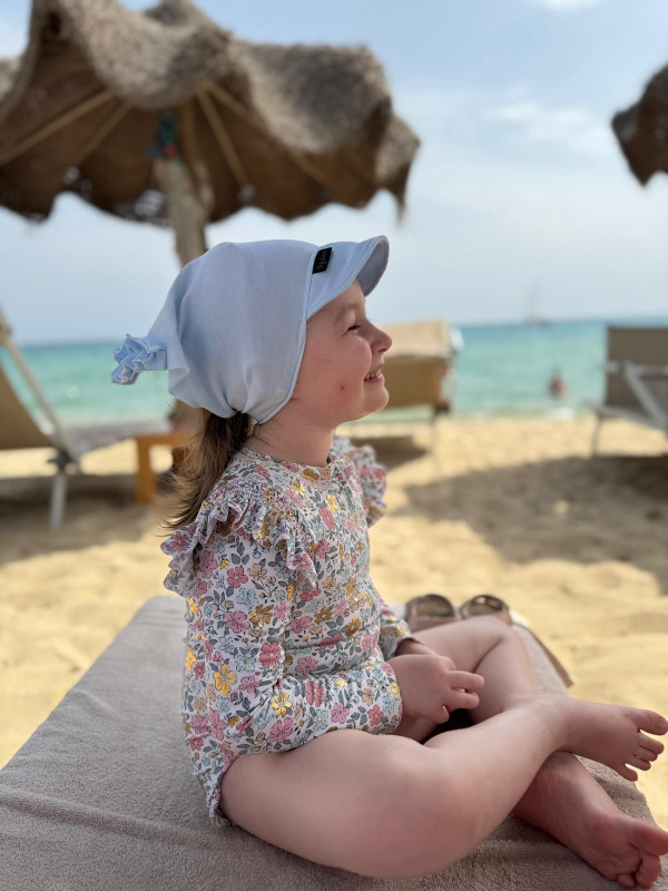 Letná šatka Bavlna, BABY BLUE 3