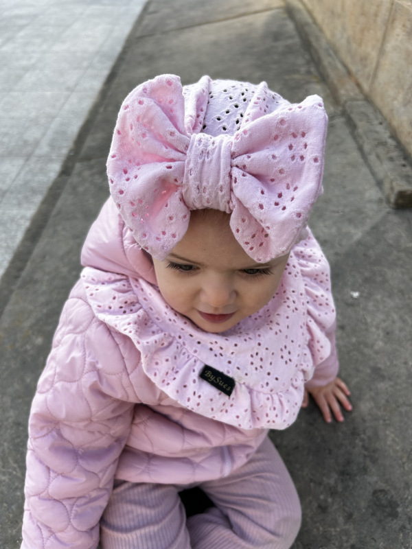 Čiapka Turban s mašľou - MADEIRA ROSE 3