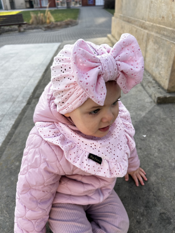 Čiapka Turban s mašľou - MADEIRA ROSE 2