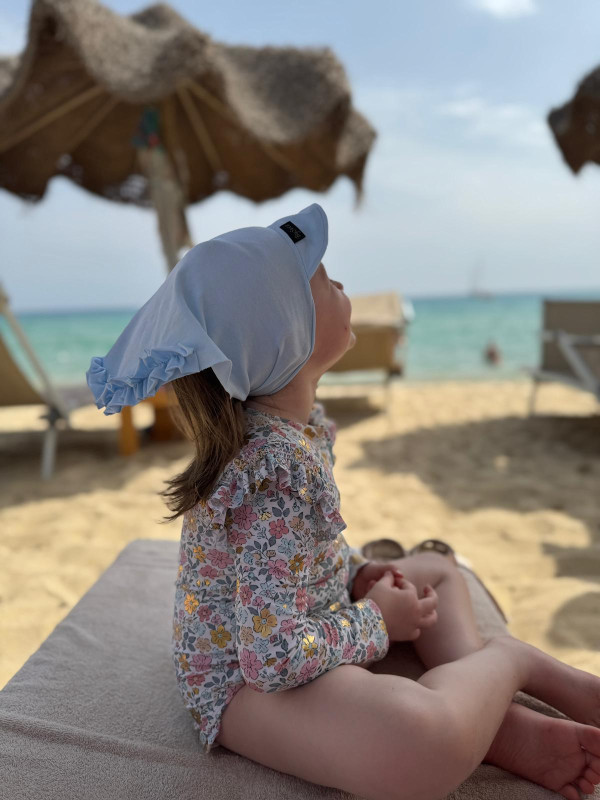 Letná šatka Bavlna, BABY BLUE 1
