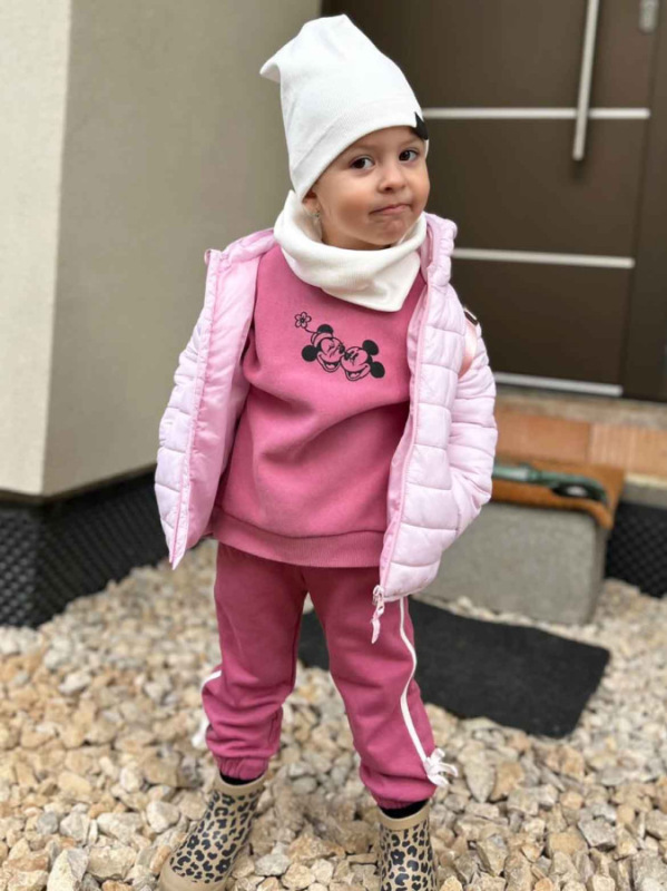 Nákrčník pre deti, rebrovaná bavlna - SMOTANOVÝ 1