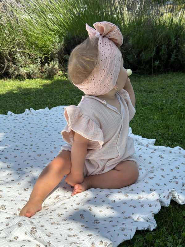 Čelenka mašlička Madeira, PEACH 9