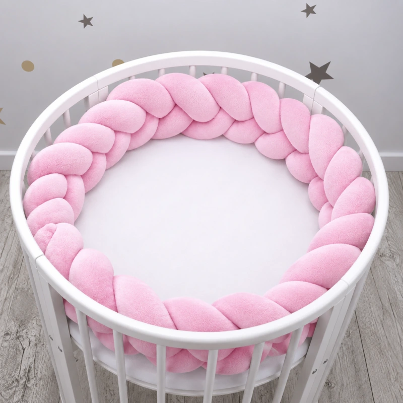 Pletenec do postieľky, Velvet Candy Pink