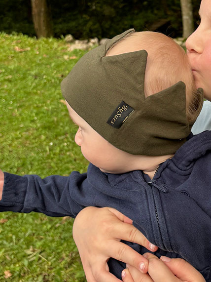 Korunková čelenka Bavlna, ARMY GREEN 7