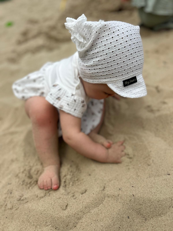 Mušelinové body so sukňou, Beige Ruže 1
