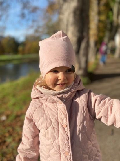 Nákrčník pre deti, bavlna - STARORUŽOVÝ