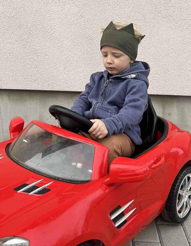 Korunková čelenka Bavlna, ARMY GREEN 5