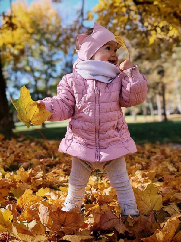 Nákrčník pre deti, rebrovaná bavlna - BIELA 4