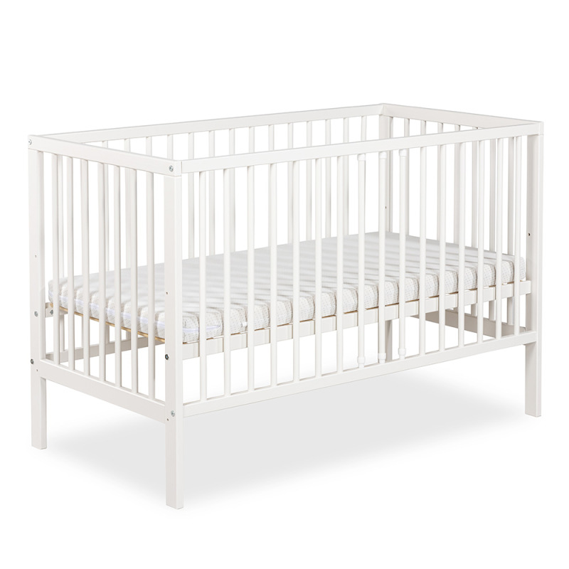 Posteľ KLUPŚ FRANIA, biela, 120x60