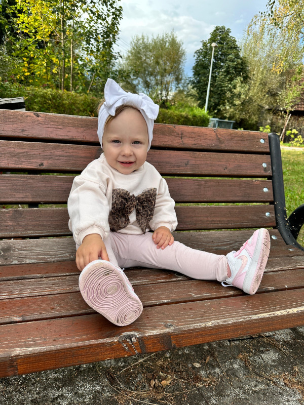 Čelenka mašlička Bavlna, BIELA 8