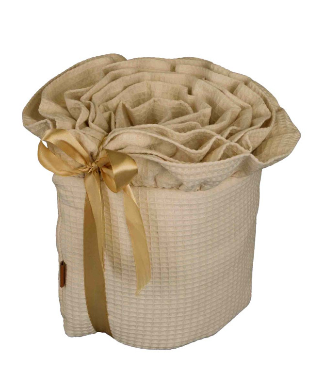 Mantinel do postieľky vzor Wafle 1