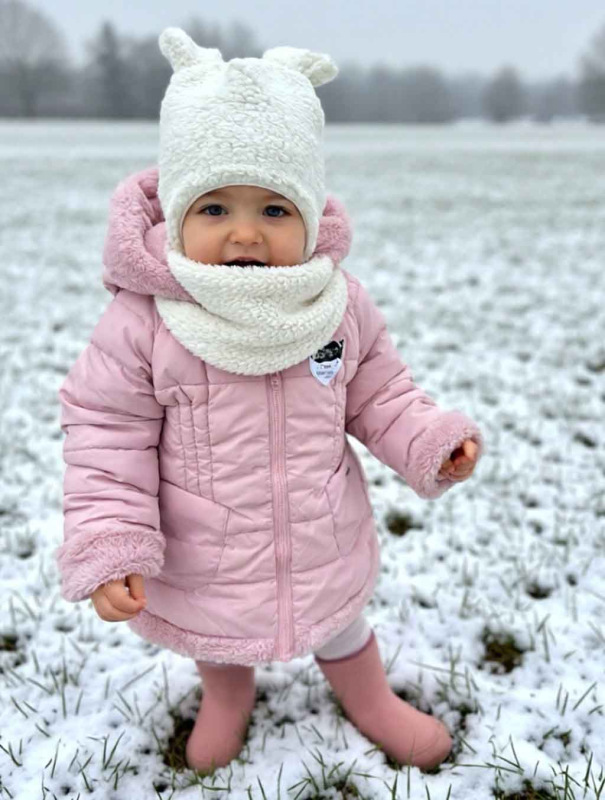 Nákrčník pre deti, TEDDY - smotanová 2