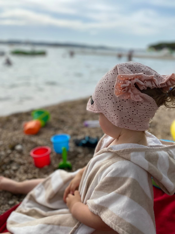 Letná šatka s volánom Madeira, PEACH 4