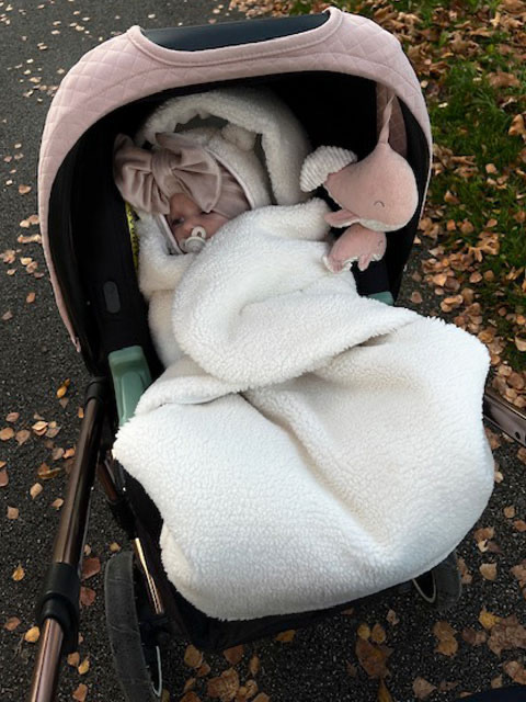 Deka do vajíčka, kolekcia TEDDY, SMOTANOVÁ