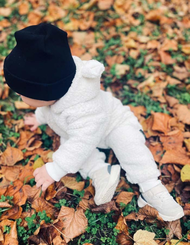 Prechodná detská čiapka Rebrovaná bavlna, ČIERNA 2