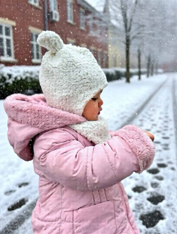 Nákrčník pre deti, TEDDY - smotanová 1