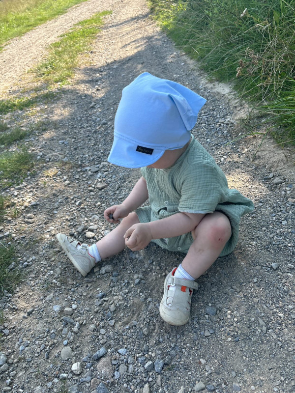 Šatka pre deti, Bavlna BABY BLUE 12