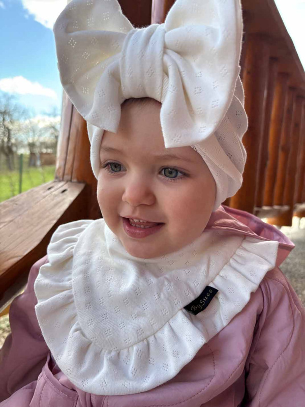 Turban s Mašľou POINTELLE SMOTANOVÁ 6