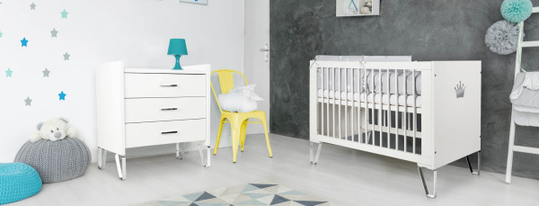 KLUPŚ Postieľka 140x70 BLANKA biela 1