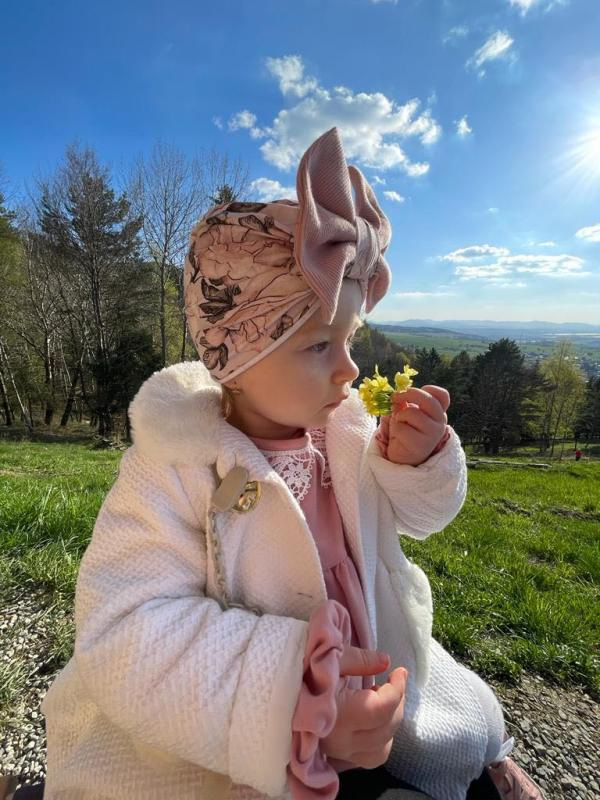 Čiapka Turban s mašľou Bavlna - PIVONE. 6