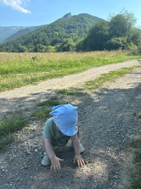 Šatka pre deti, Bavlna BABY BLUE 10