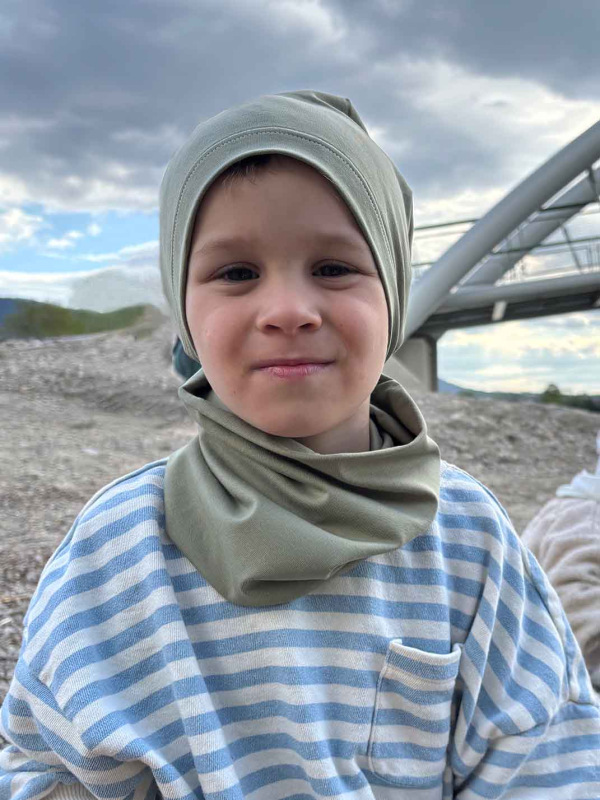 Čiapka Bavlna jednovrstvová, OLIVOVÁ 1