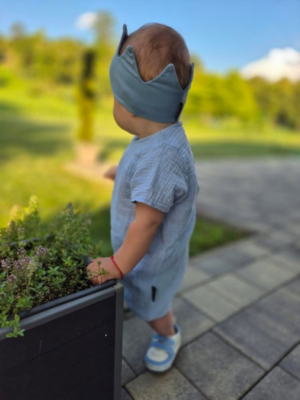 Korunková čelenka, farba SKY BLUE
