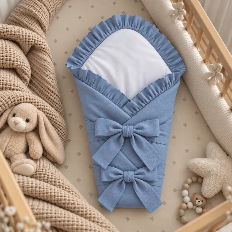 Zavinovačka vystužená, Bavlna Classic SKY BLUE