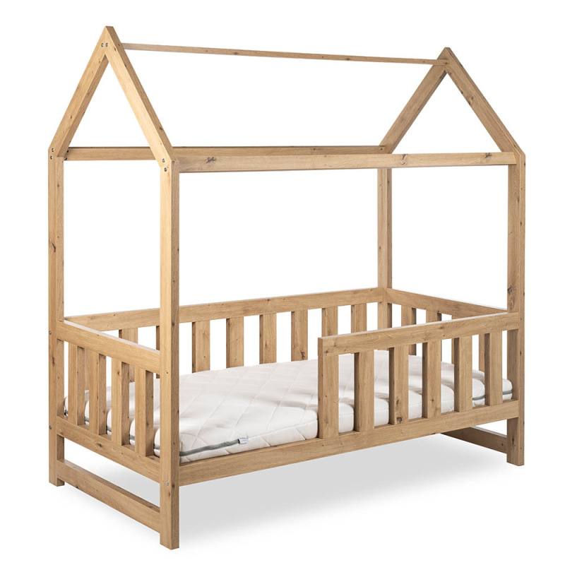 KLUPS LIV Postieľka-domček 160x80 dub