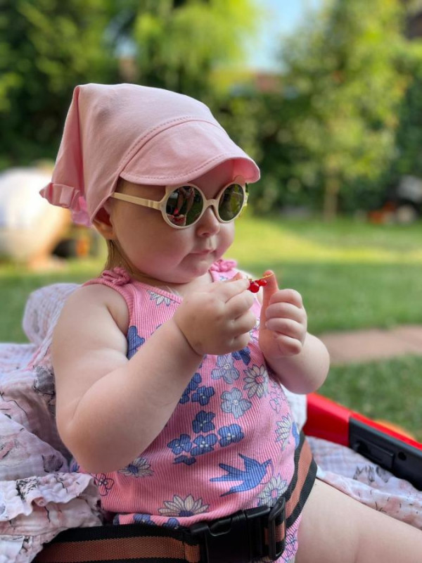Letná šatka Bavlna, BABY PINK 3