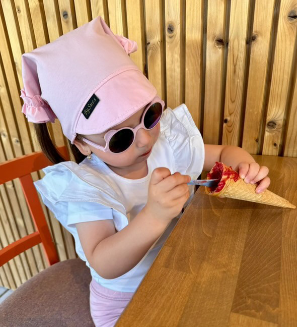 Letná šatka Bavlna, BABY PINK 4
