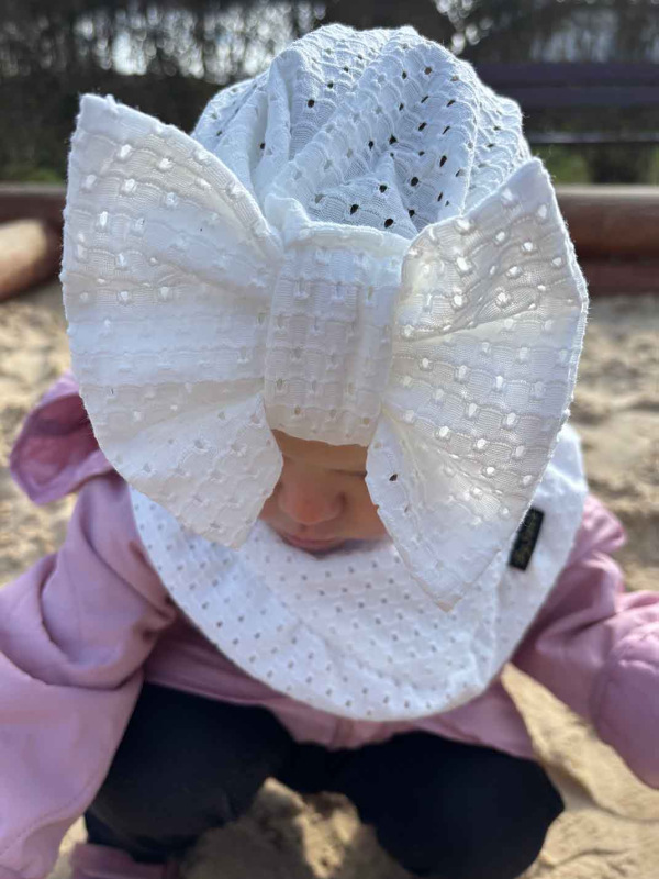 Detský nákrčník madeira- BIELA 5