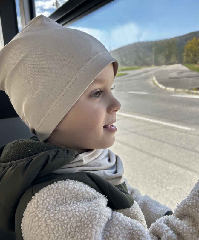 Čiapka Bavlna jednovrstvová, PIESKOVÁ 4