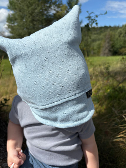 Letná šatka Bavlna, Pointelle SKY BLUE 11