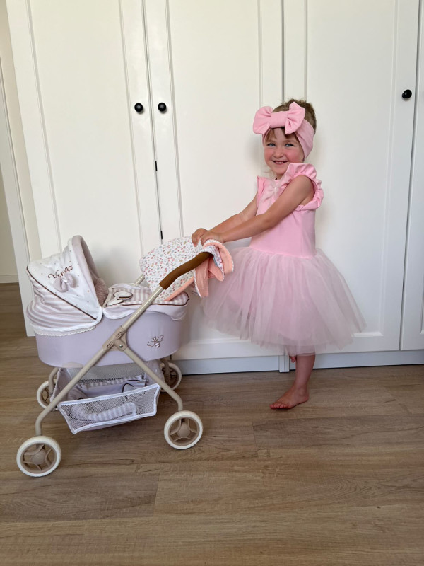 Šaty na svadbu pre dievčatko BABY PINK 7