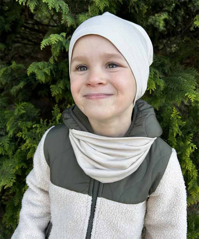 Čiapka Bavlna jednovrstvová, PIESKOVÁ 3