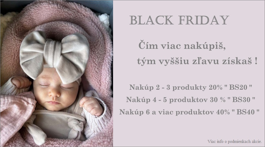 Black friday zľava na značku BySues