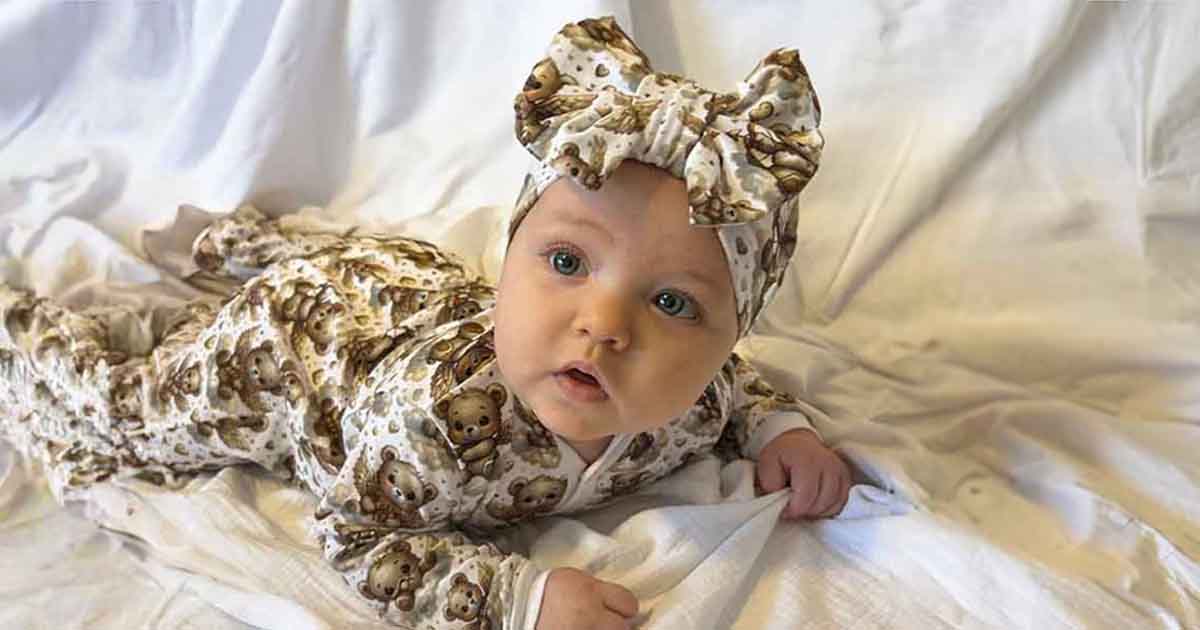 Detská čelenka pre bábätká z mäkkého a príjemného materiálu, pohodlná čelenka s mašľou vhodná na každodenné nosenie