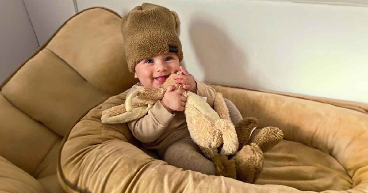 Zateplené detské papučky pre bábätká z hrejivého a mäkkého materiálu Teddy, pohodlné na nosenie doma aj v chladnejšom období